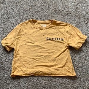 Yellowish-gold croptop